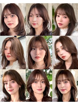 アマトウキョウ 表参道(AMA TOKYO) 20代30代40代/レイヤーカット/前髪カット/顔まわりカット