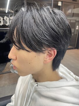 MEN’S HAIR/サーフカール/刈り上げセンターパート/千葉駅