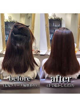 ルフール(ref-le) ダメージ毛でも柔らかく自然にまとまる美髪矯正(縮毛矯正)