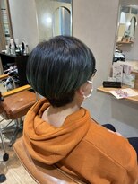 リアン 綱島(Lien)&nbsp;エンドカラー/裾カラー/ダークブルー/ダークグリーン/ブリーチ80