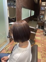 シャンプーボーイ 佐賀(SHAMPOO BOY) 毛量多めにおすすめ/白髪ぼかしボブ【佐賀美容室/ヘッドスパ】