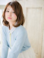 モッズヘア 福岡天神店&nbsp;*mod's天神/ミルクティーベージュハッシュカットくびれミディb