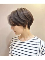 ナンバー 六本松(Number) 大人可愛い30代40代50代前下がりショート【オオハラ】