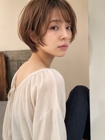 キース ヘアアンドメイク 恵比寿(kith. hair&make)&nbsp;透明感ブラウンベージュ/ショートレイヤー/デザインカット