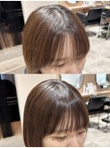 【AYUKA】前髪の割れ_クロスパーマ_20代30代