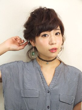 チャクラ アルカ ヘアサロン(Chakura arka Hair Salon) ガーリー、ラフアレンジ　[ヘアアレンジ/パーティーヘアー]