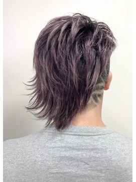 クアトログランシュ ひたちなか店(QUATRO×GranCieux) ワイルドバリカンアートパープルアッシュウルフ★QUATRO★