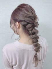 ポニーテール風パーティヘアセット【所沢/所沢駅】