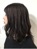 時短!艶キラミディアムヘア