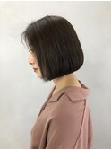 時短スタイリング♪大人可愛い小顔☆内巻き丸みショートボブ