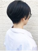 【morio成増/玉井】黒髪　刈り上げショート　