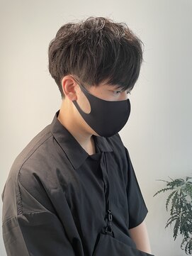 トレス(TRESS) 刈り上げマッシュ ショートスタイル メンズパーマ