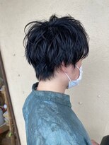 ピケ(pique)&nbsp;刈り上げしないスタイル/暗髪/アッシュブラック/20代/30代/40代