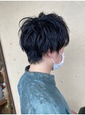 刈り上げしないスタイル/暗髪/アッシュブラック/20代/30代/40代