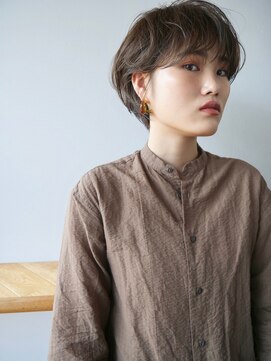 ソルト(Salt) 『Salt/福岡大名』ナチュラルショート×ベージュカラー(OKABE)３