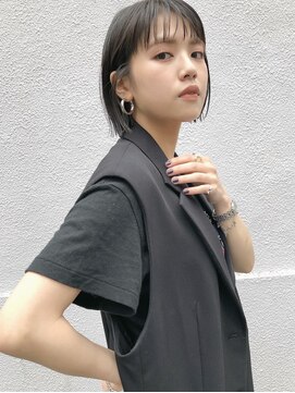 パーク(PAAQ) 【PAAQ田中智大】ワイドバング×ミニボブ