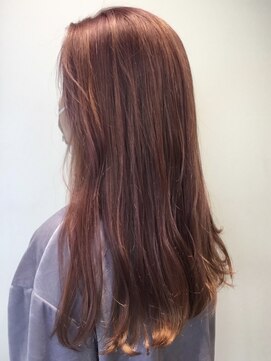 アース 二俣川店(HAIR&MAKE EARTH) ピンクブラウンカラー