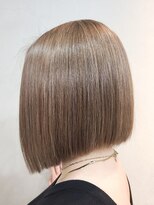 シェルビー 新宿(SHELBe)&nbsp;グレージュ×ワンレンボブ[新宿/髪質改善/ヘッドスパ]