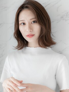 ローレン(LOREN) ＊LOREN自由が丘＊グレージュカラー/小顔ウェーブＡラインボブ