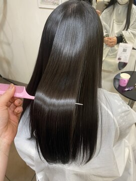 インデックスヘアー 錦糸町店(in'dex hair) 髪質改善グレージュカラーカーキベージュレイヤーロング錦糸町