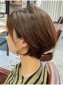 ショートボブ×30代大人まとまりヘア