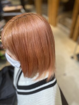 オーブ ヘアー リリー 博多2号店(AUBE HAIR lily) ペールピンク