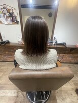 美容室ふくろう&nbsp;切りっぱなしボブ　ミディアム