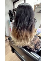 ビスイル 秋葉原店(Vis ill) グラデーション/ベージュ/裾カラー/ケアブリーチ/美肌/波巻き