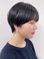 エアー 横浜(AIR)&nbsp;【長谷川】艶マッシュショートブルーブラック