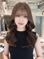 ロンド アンブル 四条烏丸(Lond ambre)&nbsp;五島巨幹 アッシュグレー/レイヤーロング/韓国風/くびれヘア