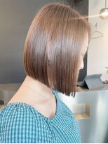 オーティティ(O-TETE)&nbsp;O-TETE 切りっぱなしラインボブナチュラルベージュ