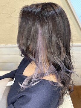 スパイスシー(spice_c) イヤリングカラー ホワイトラベンダー
