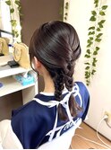ツイン編み込みヘア【新横浜/ヘアセット】