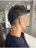 モテ系ツーブロックショートスタイル
