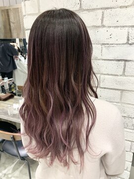 フェリア 渋谷(Feria) 【Feria】ピンクバイオレットハイライトグラデーション