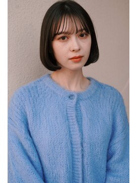 レジュアル(RESSUAL) 切りっぱなしボブエアリーロング美髪ピンクブラウン