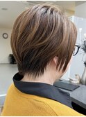 シドウ/30代40代50代/パーマなしショート/麻生
