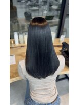 ビューブルー 亀戸錦糸町(VIEW BLUE) 美髪カールシアーカラーピンクブラウンエアリーロングセミディ