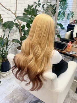 シュガー ヘアアンドネイル 仙台(SUGAR) 抜きっぱなしデザインカラー
