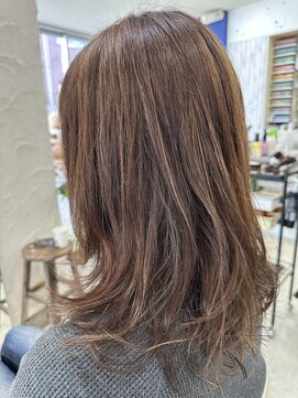 ヂルチヘアー(zilch hair) ピンクベージュカラー