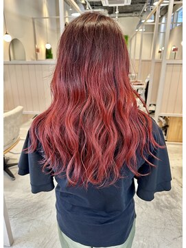 夏はデザインカラーで！「グラデーションピンク」