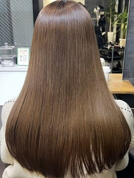 リブロ(LiBro) 美髪ショコラベージュ黒髪フェミニンロングマロンベージュ