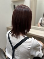 ヘアメディカルサロン 銀座PREMIUM店&nbsp;40代50代60代/ロブ/髪質改善トリートメント/ローズブラウン