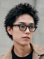 フィフス 原宿(fifth)&nbsp;ツイストスパイラルパーマメンズカットスパイキーショート30代