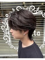 バレッタ(Barretta by neolive)&nbsp;フェザーパーマ/ニュアンスパーマ/センターパート/メンズカット