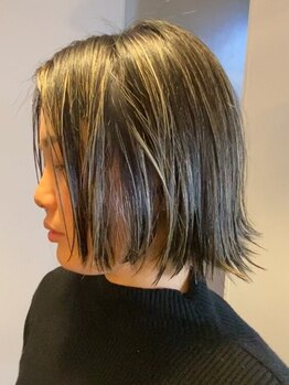 アナログノイ(analog noi)の写真/大人世代の白髪ぼかしハイライト×上質ケア