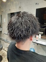 ライズ 綾瀬店(RISE)&nbsp;【黒髪束感マッシュパーマ】ツイストスパイラルパーマ！坂森