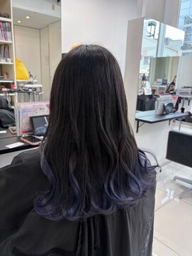 アライブ ハラジュク(ALIVE harajuku) 【ALIVE 夕貴】ブルーラベンダーグラデーションカラー