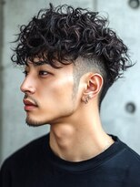 ラギッド 大野城店(RUGGED)&nbsp;ツイストスパイラルパーマ ツーブロック フェードカット