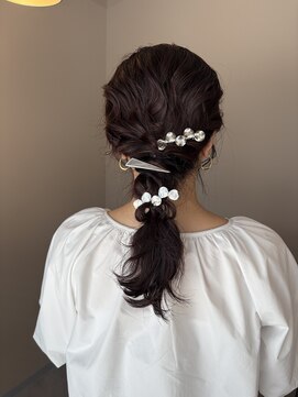 【balance】編みおろし/編みおろしアレンジ/ヘアアレンジ